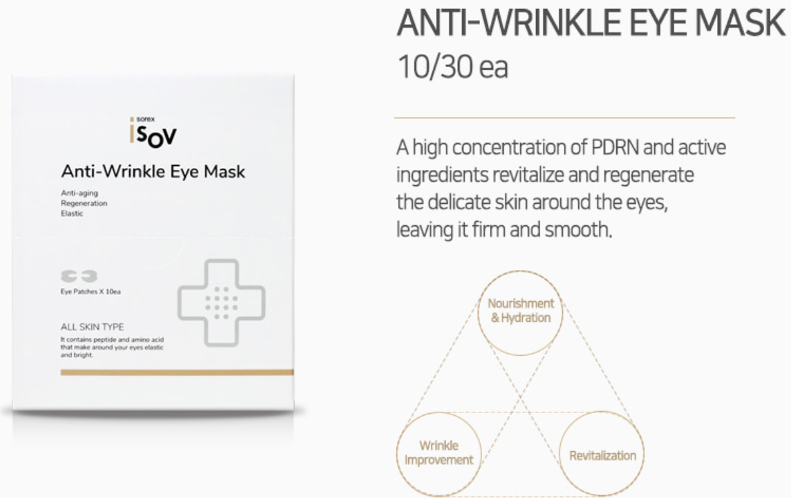 Anti-Wrinkle Eye Mask 30 stuks