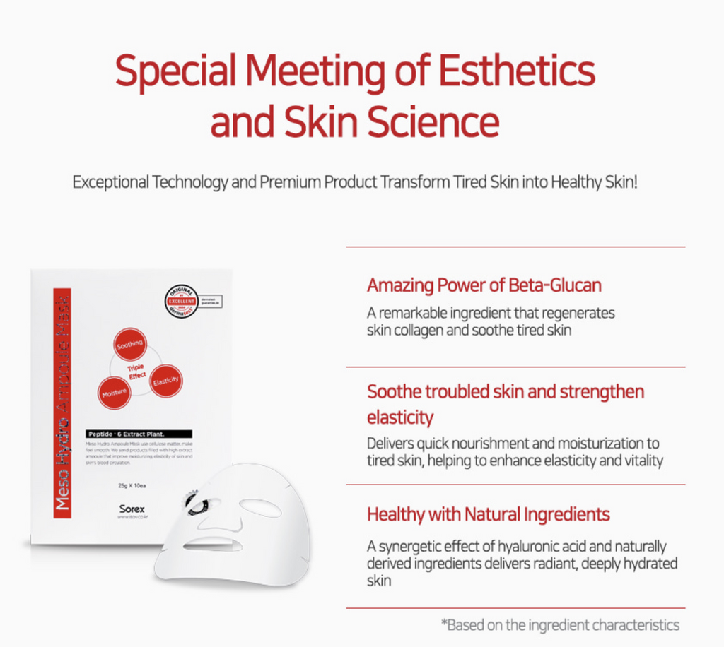 Meso Hydro Ampoule Mask 10 stuks